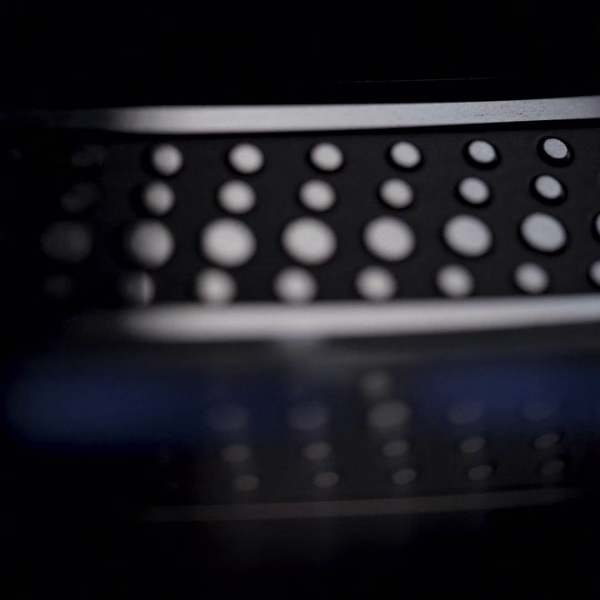 Now we're back to the stroboscope dimples.